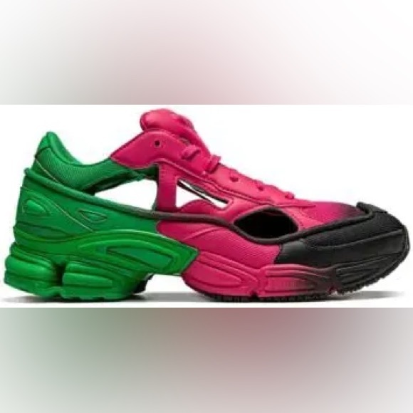 Adidas X Raf Simons Replicant Ozweego Green Vivid Berry size 10 NWT - Picture 1 of 3